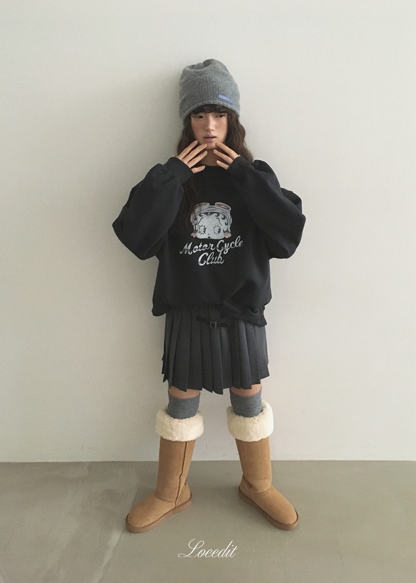 LOEEDIT韓國直郵女裝新款推薦時尚熱賣人氣真品休閑衛衣LOEEDIT衛衣