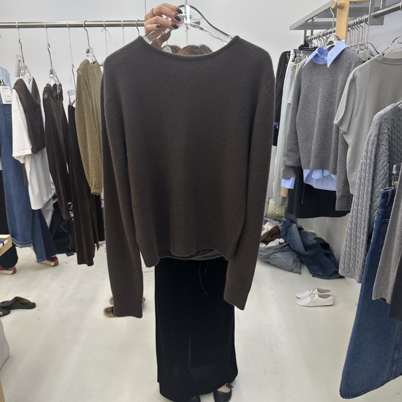 PREV.東大門代購女士新品熱賣時尚人氣休閑推薦真品毛衣PREV.毛衣圖色2棕色