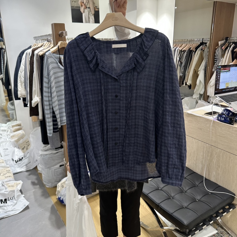 TIZZI東大門代購女裝新品人氣真品推薦時尚熱賣襯衫蕾絲衫TIZZI襯衫/蕾絲衫圖色2