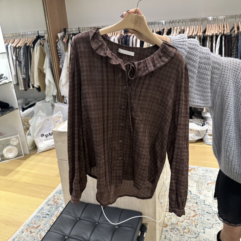 TIZZI東大門代購女裝新品人氣真品推薦時尚熱賣襯衫蕾絲衫TIZZI襯衫/蕾絲衫圖色3