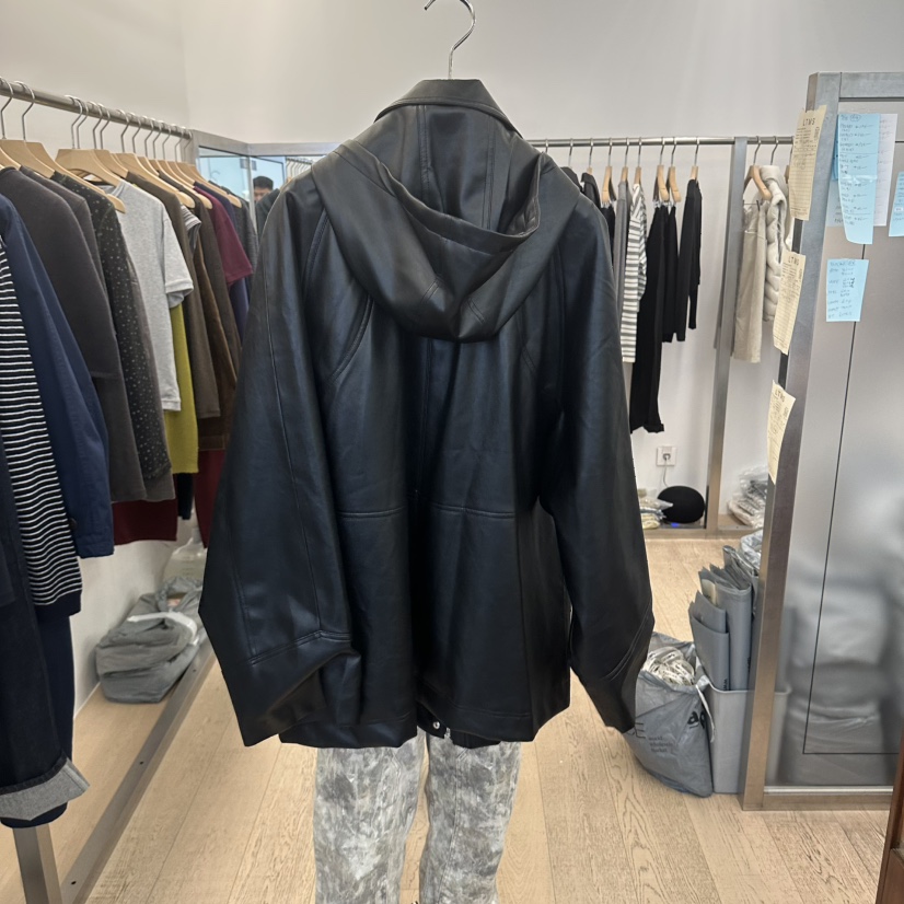 LTMS東大門實拍女士新品休閑熱賣人氣真品時尚推薦皮衣連帽LTMS皮衣