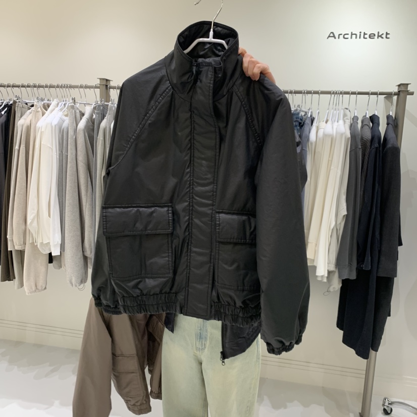 ARCHITEKT東大門直郵女裝新品時尚休閑熱賣人氣短款棉服棉ARCHITEKT短款棉服圖色2