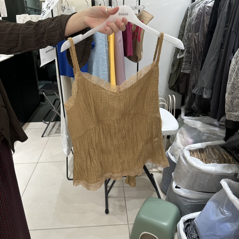EGG IS東大門代購女裝新品時尚熱賣休閑人氣推薦吊帶背心EGG IS吊帶/背心圖色1