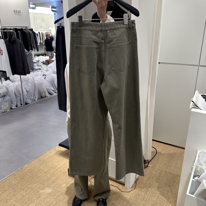GARDEN LAYER韓國代購女士新款真品人氣推薦牛仔褲復古洗滌GARDEN LAYER牛仔褲