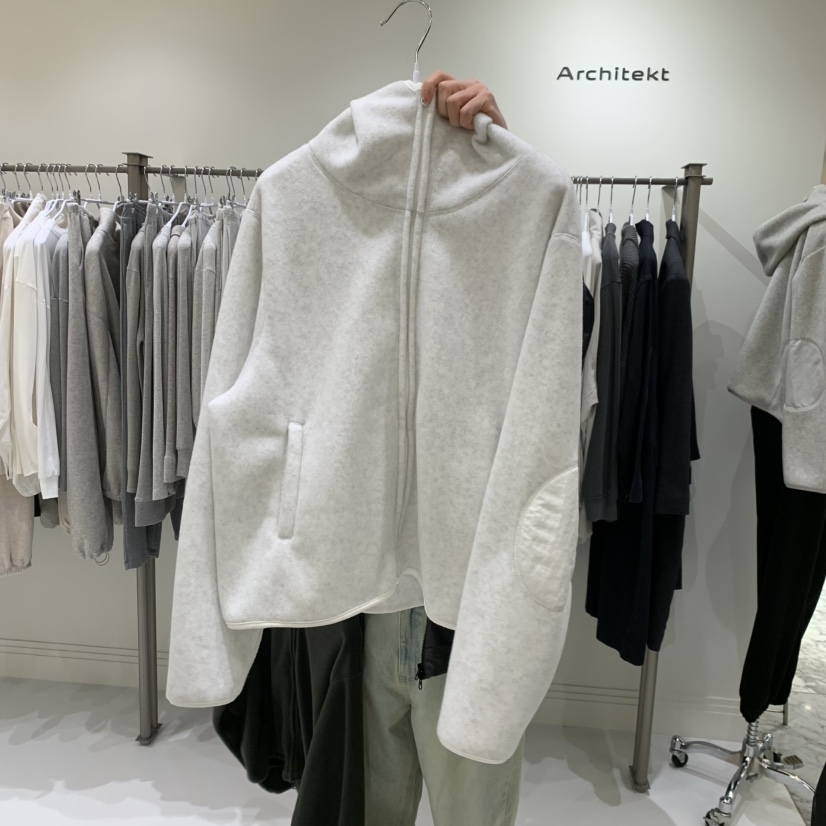 ARCHITEKT東大門代購女裝新品熱賣人氣推薦真品休閑衛衣柔軟ARCHITEKT衛衣圖色5白灰