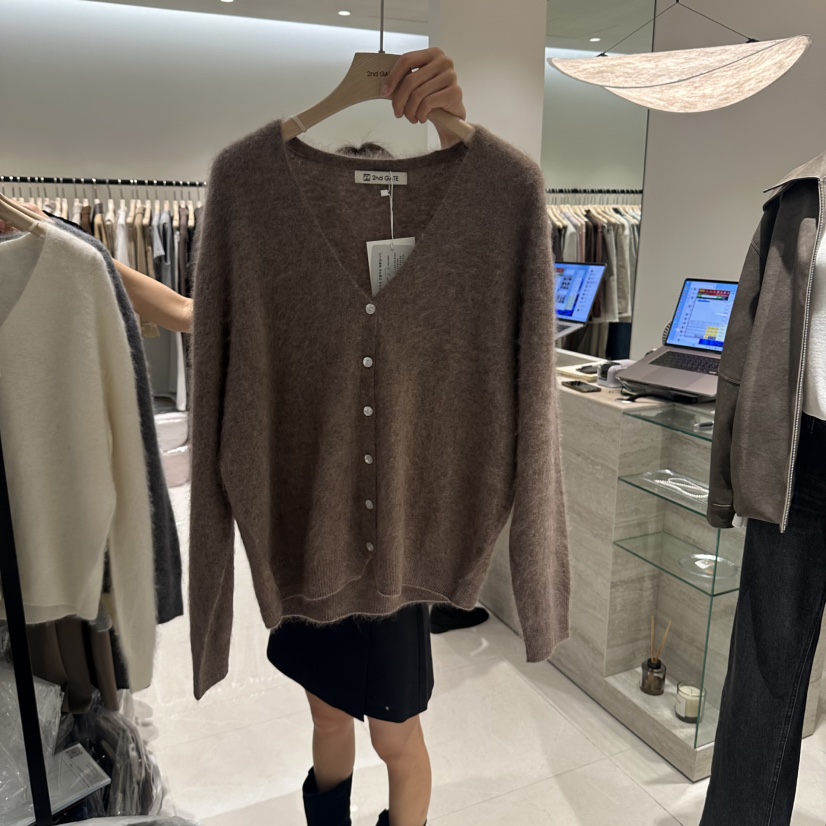 2ND GATE韓國代購女裝新品真品時尚推薦休閑熱賣人氣開衫2ND GATE開衫圖色3