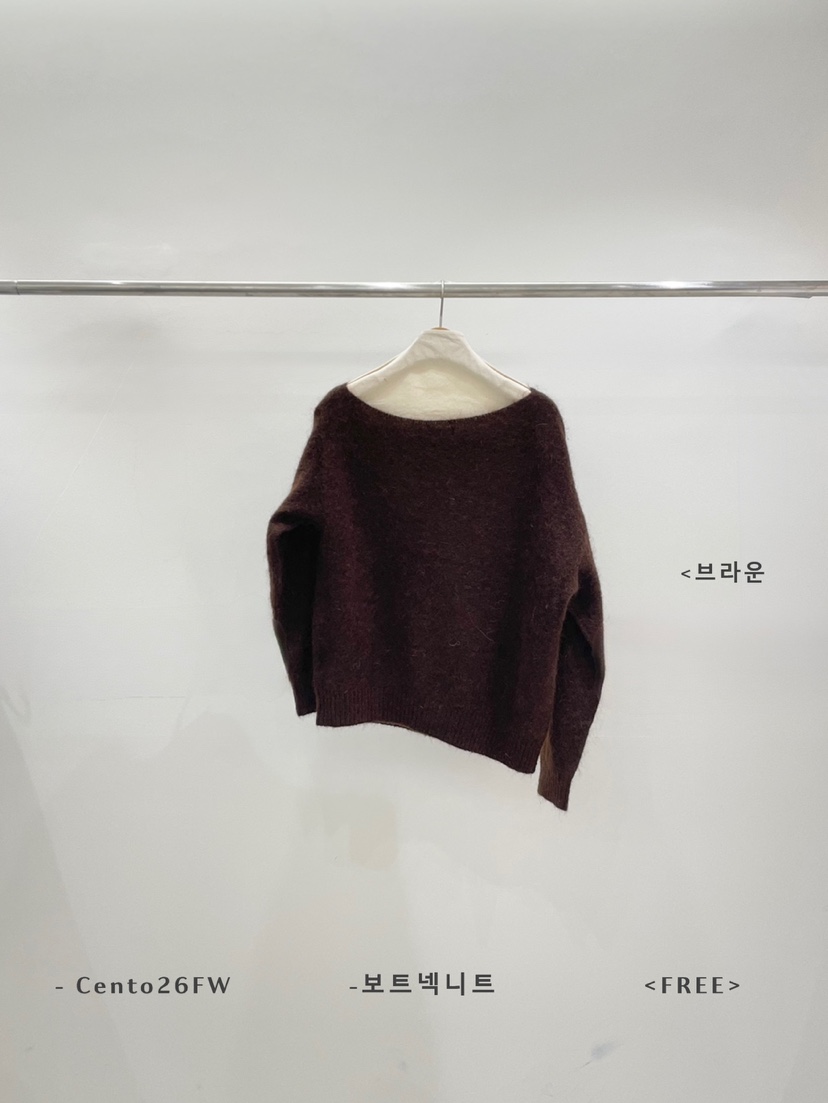 CENTO韓國代購女裝新款熱賣時尚休閑真品推薦人氣針織衫船領CENTO針織衫