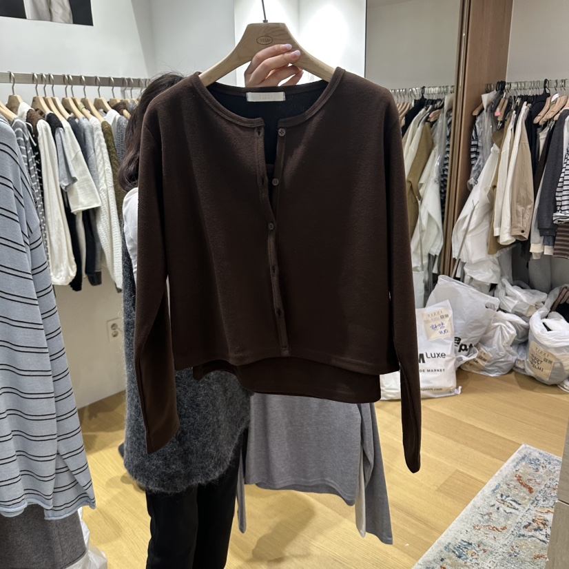 TIZZI韓國代購女裝新品休閑時尚人氣真品推薦熱賣套裝TIZZI套裝圖色3棕色