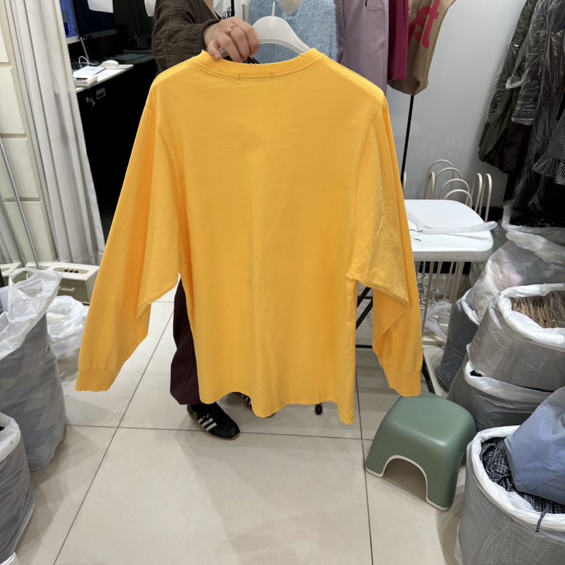 EGG IS韓國代購女裝新品時尚熱賣休閑人氣長袖T恤不含屁簾EGG IS長袖T恤