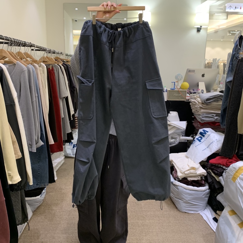 BREEZE東大門代購女士新品熱賣推薦時尚真品休閑褲口袋褶裥BREEZE休閑褲圖色2