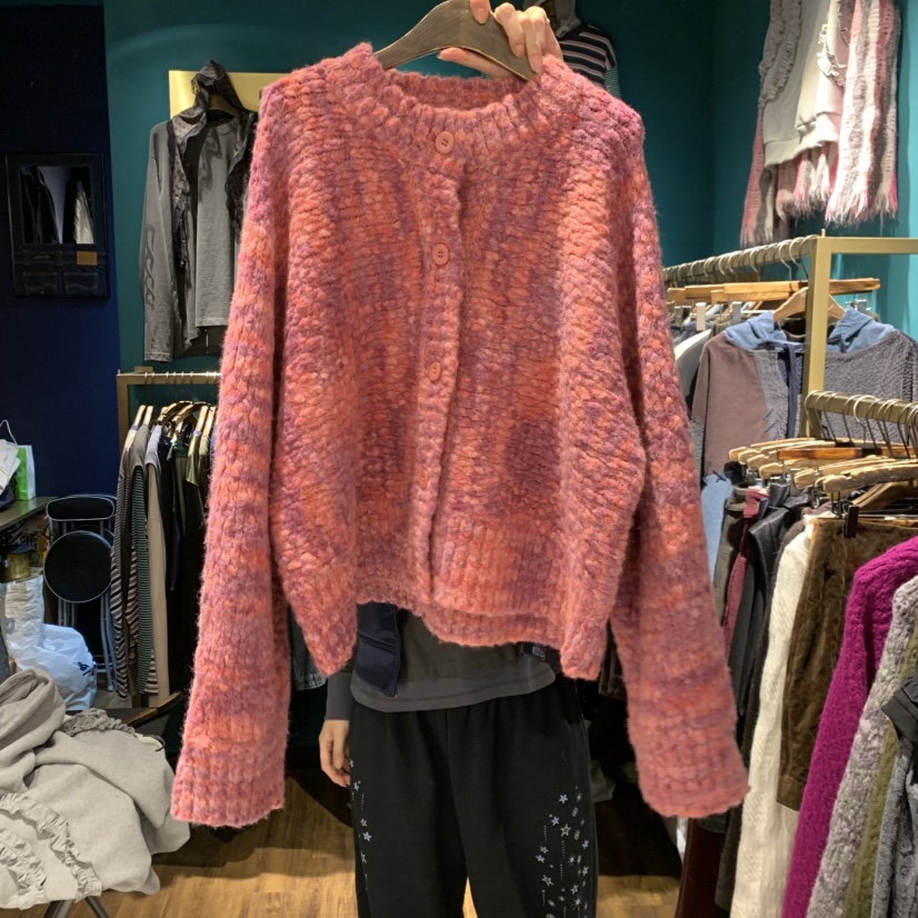 MERCI LINDA東大門實拍女士新品休閑熱賣時尚人氣毛衣開衫MERCI LINDA毛衣圖色4