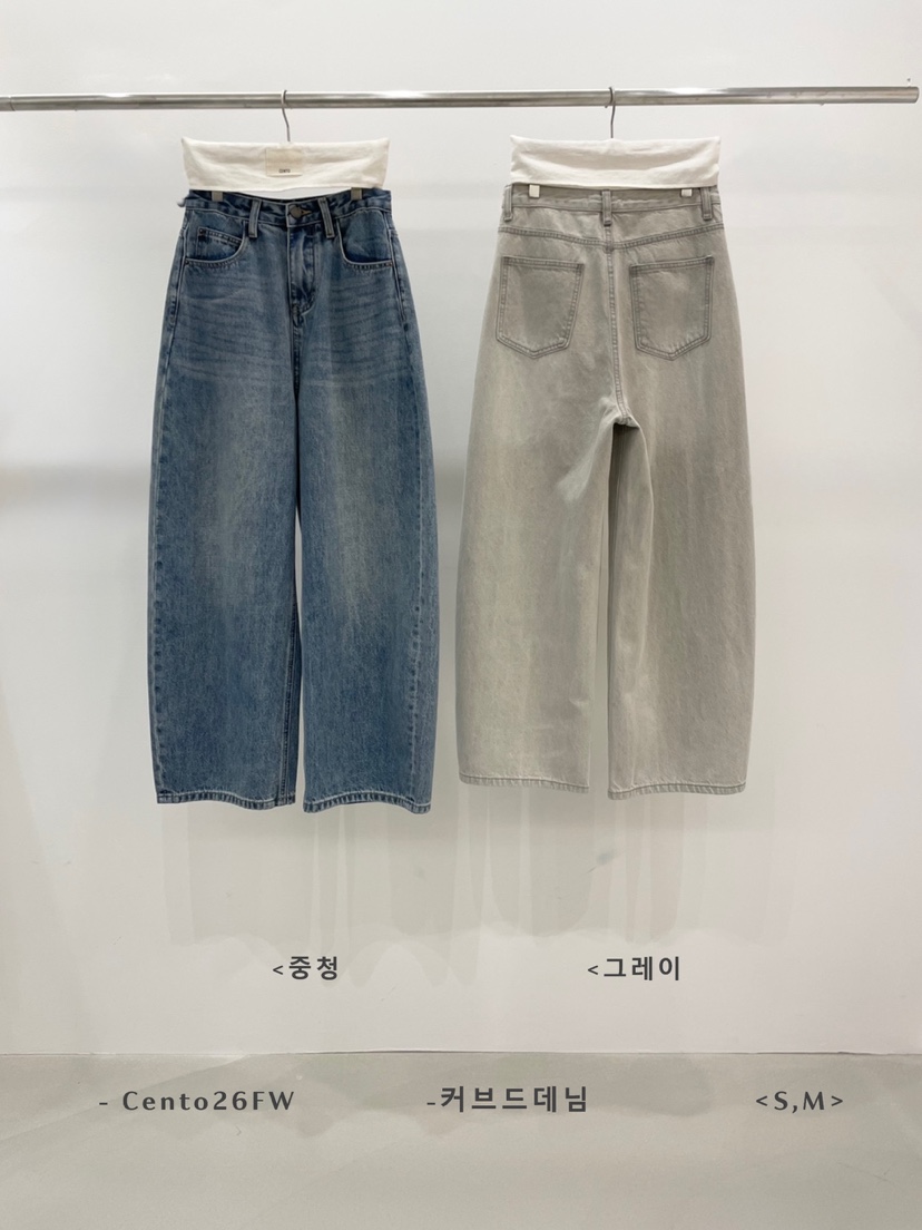 CENTO東大門代購女士新品推薦真品人氣時尚休閑熱賣牛仔褲CENTO牛仔褲