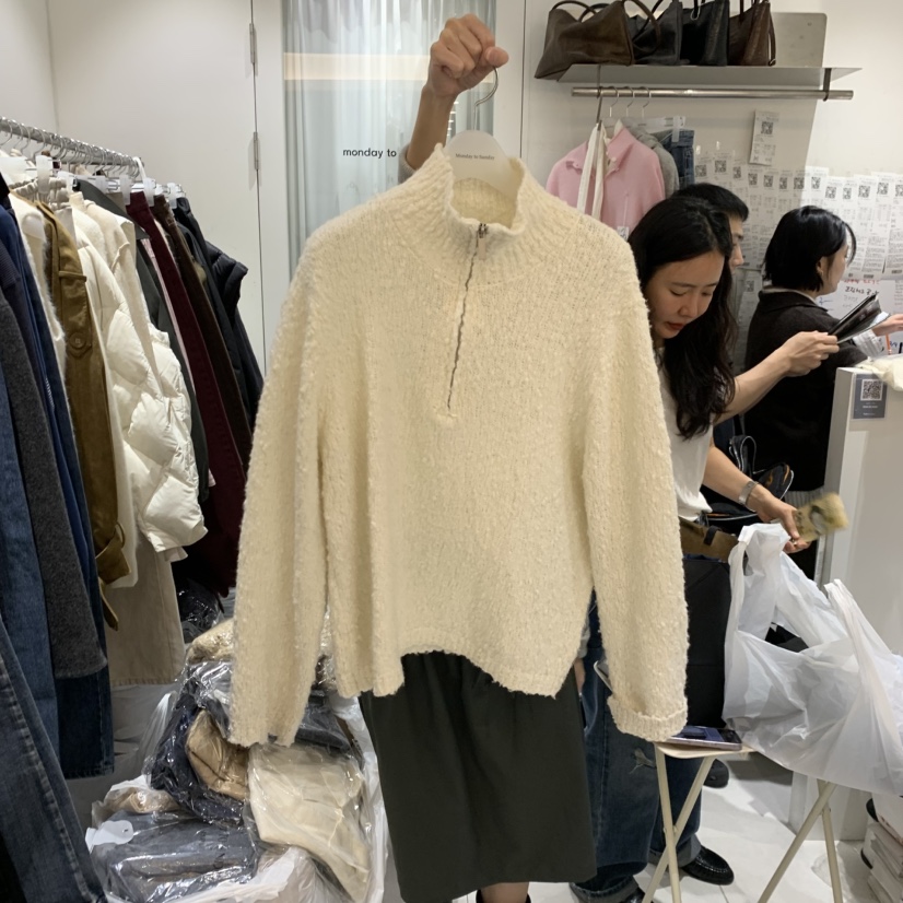 MONDAY TO SUNDAY東大門直郵女士新款時尚真品人氣針織衫MONDAY TO SUNDAY針織衫圖色1
