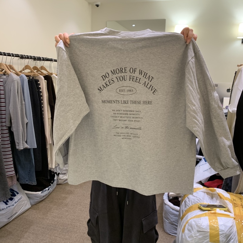 BREEZE韓國直郵女裝新品推薦真品人氣休閑熱賣時尚長袖T恤BREEZE長袖T恤