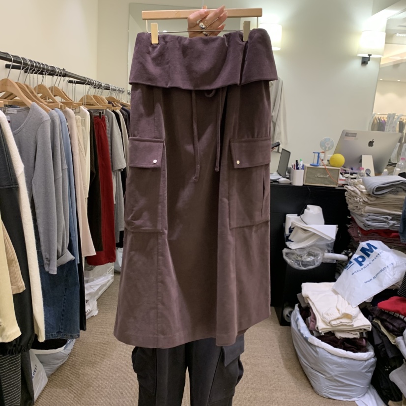 BREEZE東大門代購女裝新品人氣真品休閑時尚熱賣長裙口袋BREEZE長裙圖色1