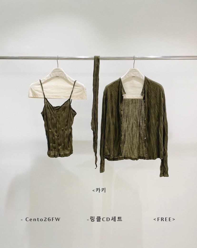CENTO東大門代購女士新款熱賣人氣推薦真品休閑時尚套裝皺紋CENTO套裝