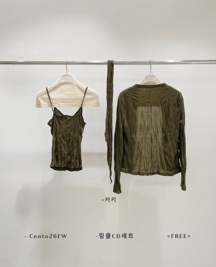 CENTO東大門代購女士新款熱賣人氣推薦真品休閑時尚套裝皺紋CENTO套裝
