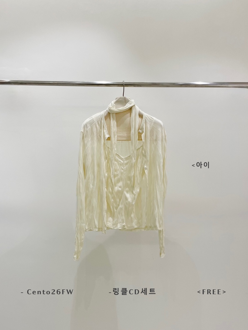 CENTO東大門代購女士新款熱賣人氣推薦真品休閑時尚套裝皺紋CENTO套裝圖色1