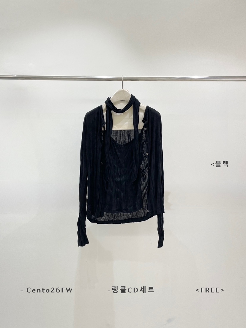 CENTO東大門代購女士新款熱賣人氣推薦真品休閑時尚套裝皺紋CENTO套裝圖色3