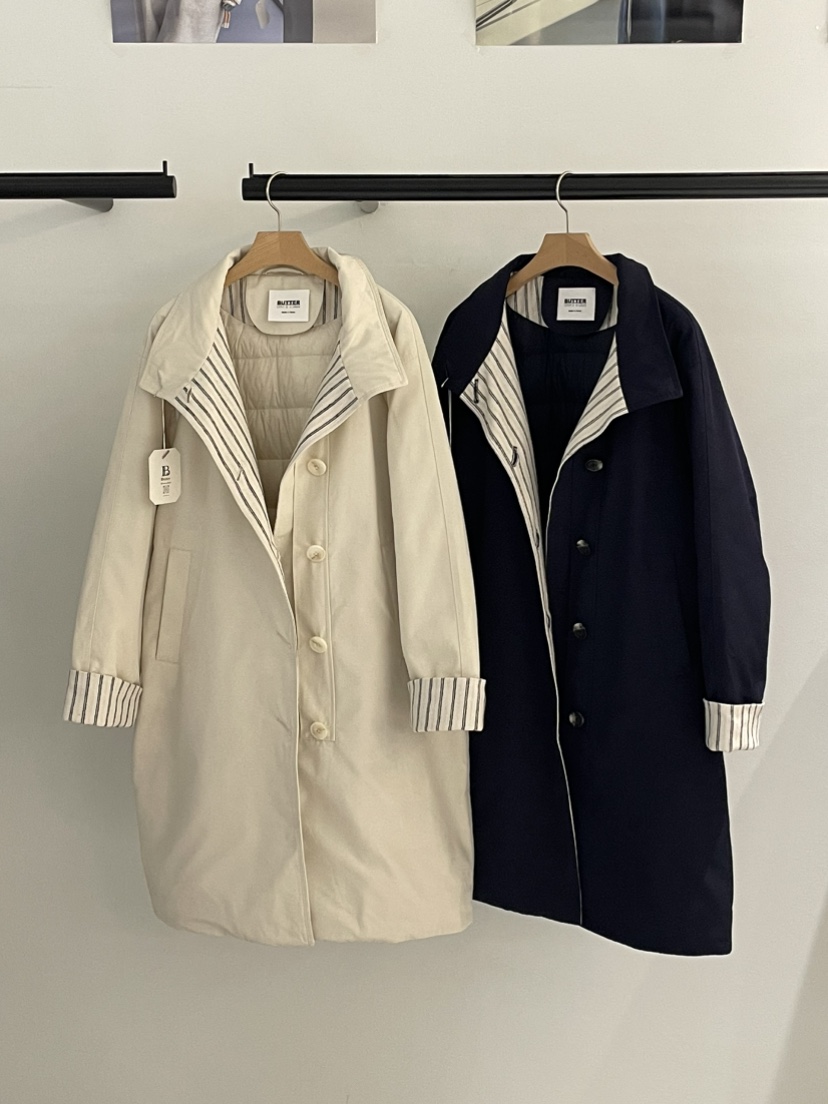 BUTTER-P東大門直郵女士新品熱賣時尚推薦人氣長款羽絨服絨BUTTER-P長款羽絨服