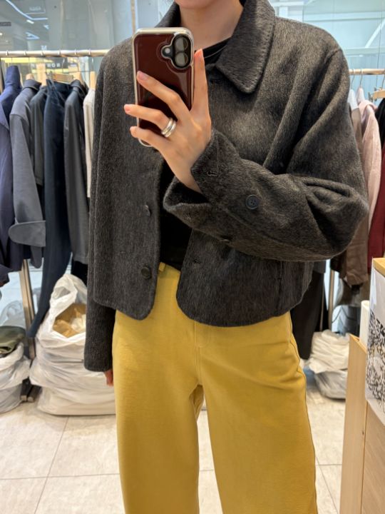 베슬韓國直郵女裝新品熱賣真品時尚休閑推薦人氣夾克手工VESL夾克