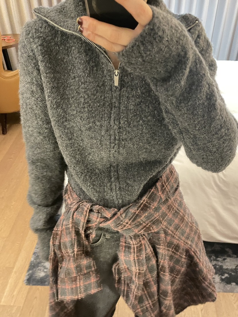 EDITION-P東大門直郵女士新品人氣熱賣時尚推薦毛衣拉鏈EDITION-P毛衣