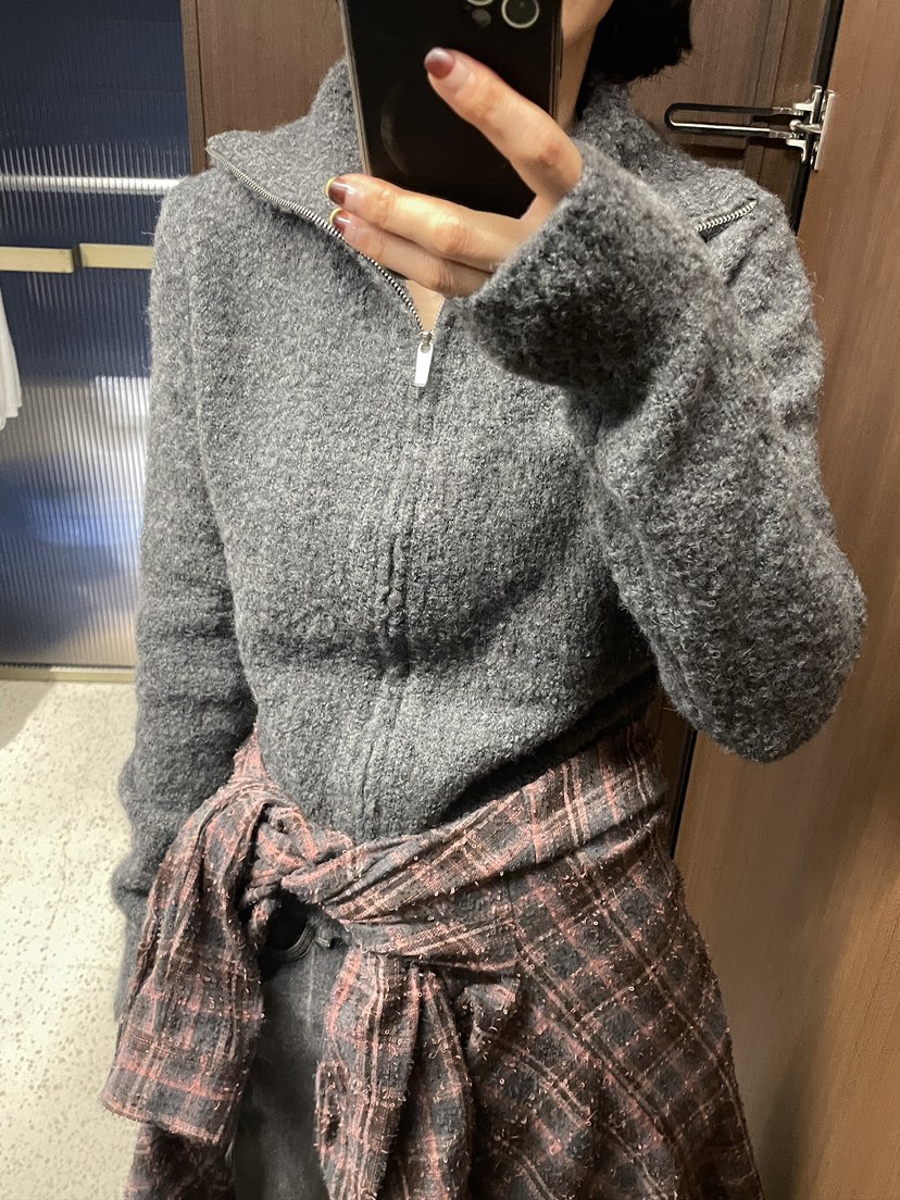 EDITION-P東大門直郵女士新品人氣熱賣時尚推薦毛衣拉鏈EDITION-P毛衣