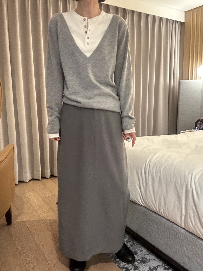 EDITION-P韓國直郵女裝新品休閑熱賣時尚人氣真品推薦長裙EDITION-P長裙
