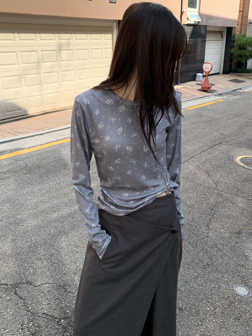 TIMING東大門實拍女裝新品熱賣真品休閑人氣推薦時尚長袖T恤TIMING長袖T恤