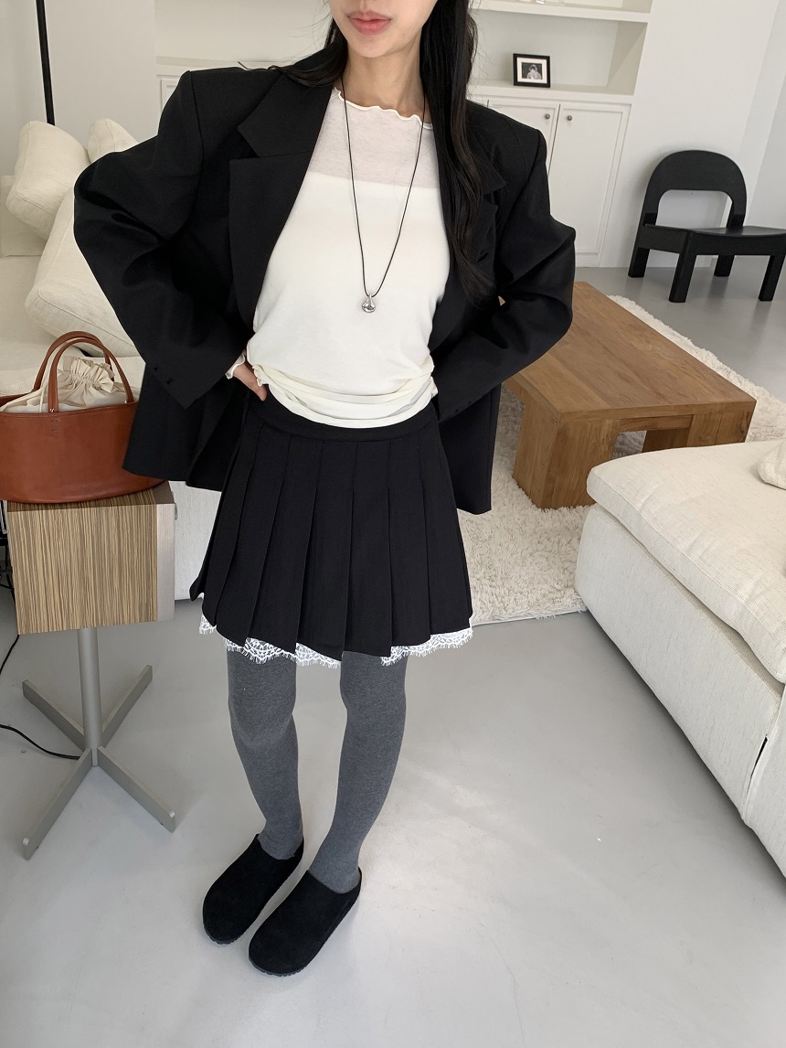 KYEM東大門代購女士新款推薦人氣時尚熱賣真品休閑短裙KYEM短裙圖色2