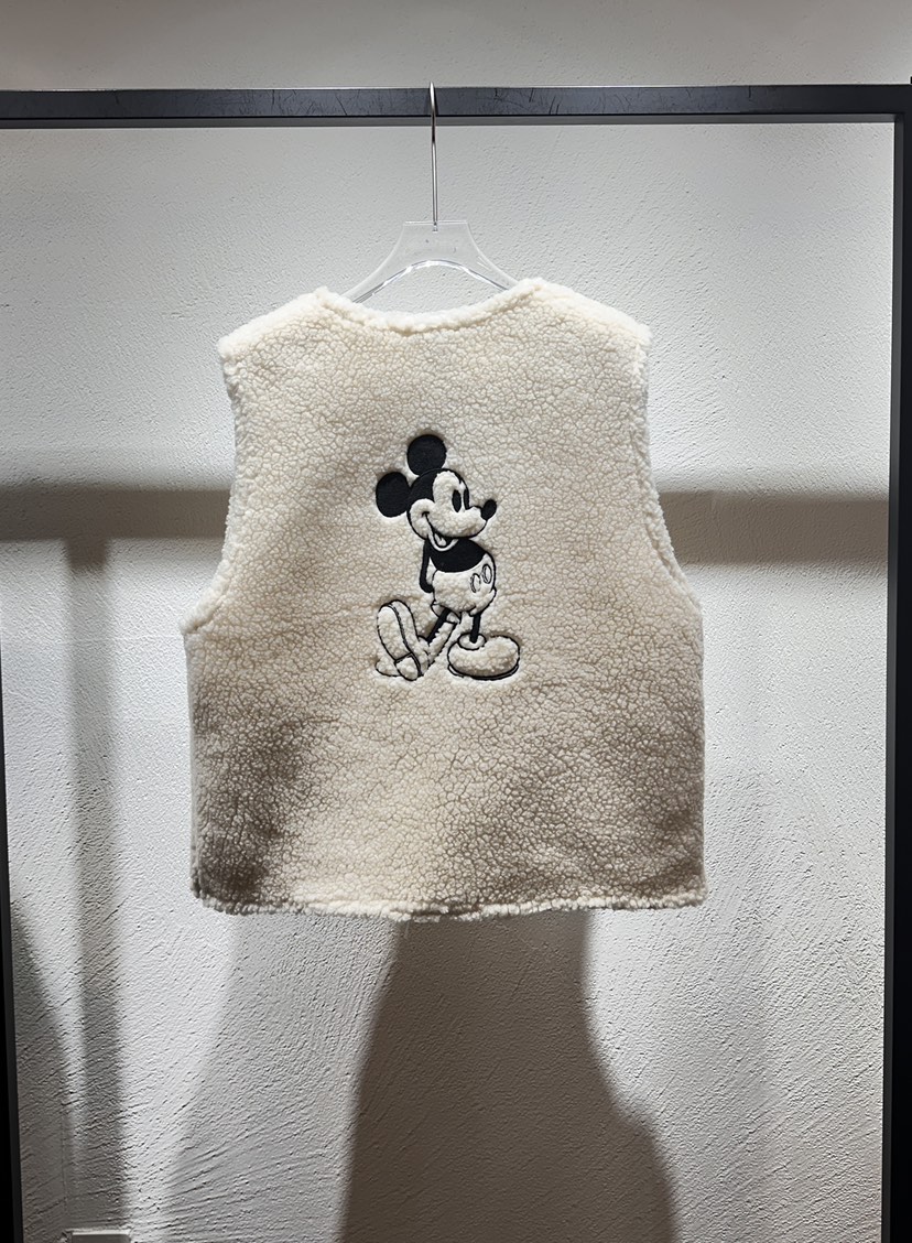 BLACK RIBBON-P東大門代購女士新品推薦真品馬甲米奇刺繡BLACK RIBBON-P馬甲