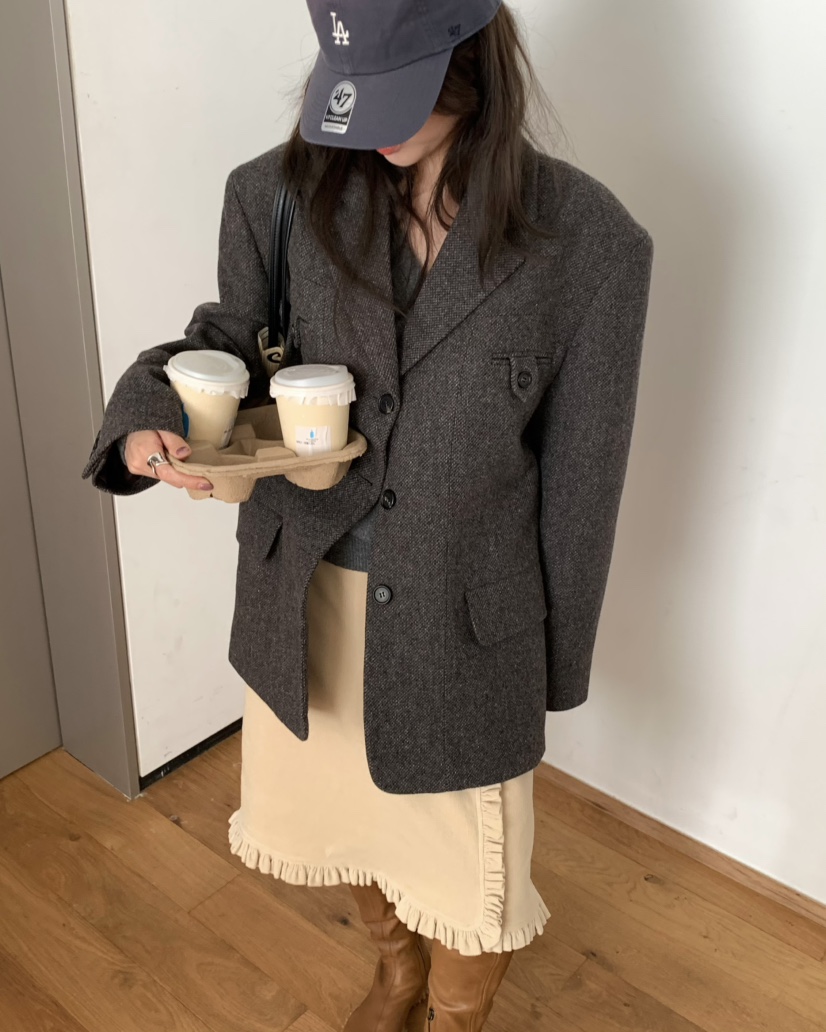 PEBBLE東大門代購女士新品人氣熱賣推薦休閑時尚真品夾克PEBBLE夾克