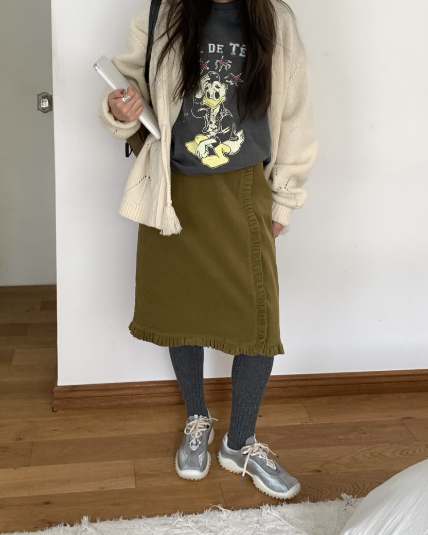 PEBBLE東大門直郵女士新品熱賣推薦人氣休閑半身裙中短裙PEBBLE半身裙/中短裙