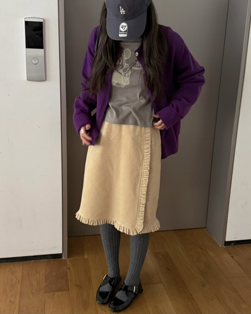 PEBBLE東大門直郵女士新品熱賣推薦人氣休閑半身裙中短裙PEBBLE半身裙/中短裙