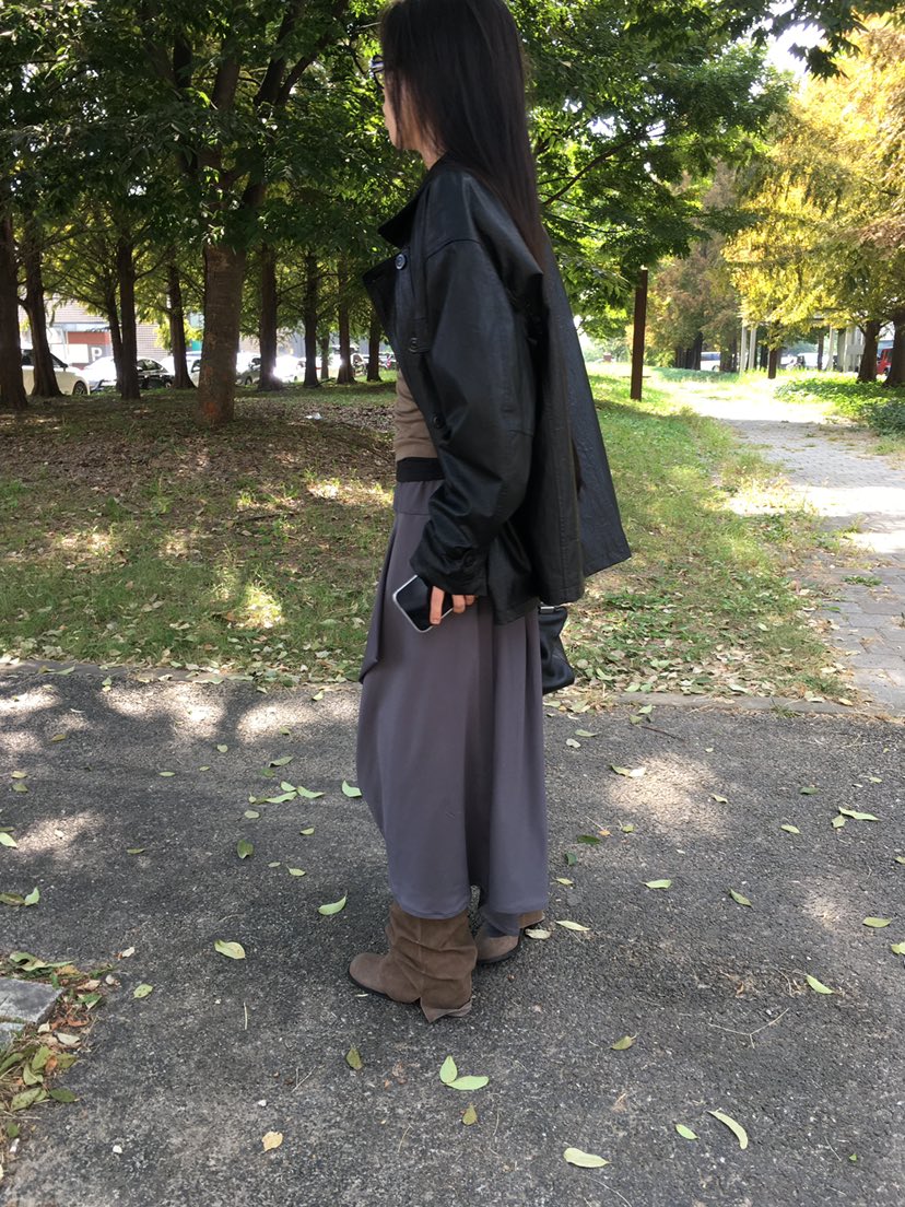 TREMA韓國代購女裝新品人氣推薦真品熱賣時尚休閑長裙披肩TREMA長裙