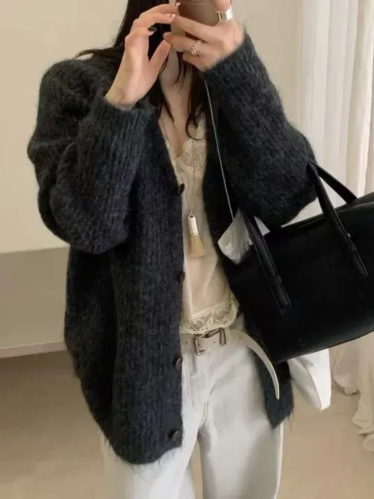 OLA韓國直郵女裝新品熱賣真品時尚休閑人氣推薦開衫mellor/OLA開衫