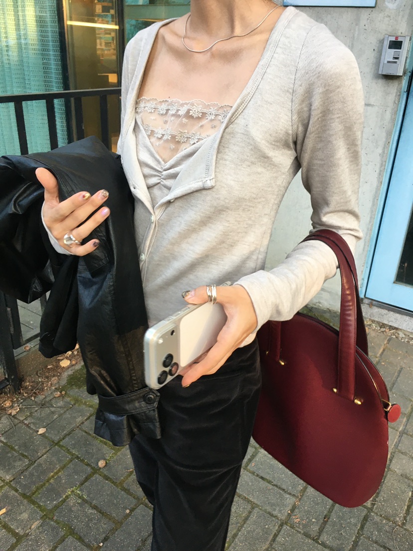 TREMA東大門代購女裝新款休閑人氣真品推薦長袖T恤褶皺層疊TREMA長袖T恤