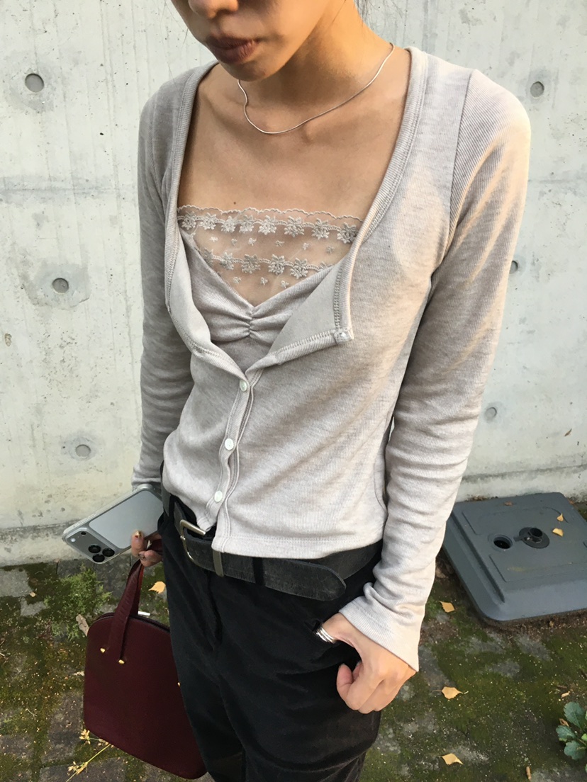 TREMA東大門代購女裝新款休閑人氣真品推薦長袖T恤褶皺層疊TREMA長袖T恤