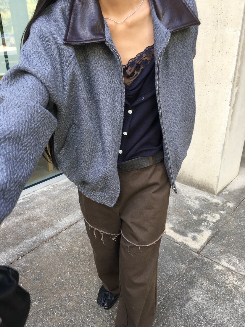 TREMA東大門代購女裝新款休閑人氣真品推薦長袖T恤褶皺層疊TREMA長袖T恤