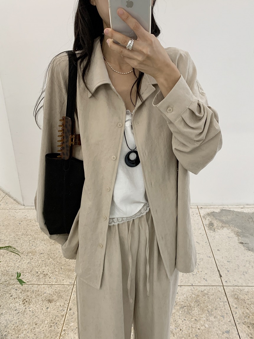 KYEM韓國代購女裝新品推薦熱賣人氣時尚真品休閑襯衫蕾絲衫KYEM襯衫/蕾絲衫圖色2
