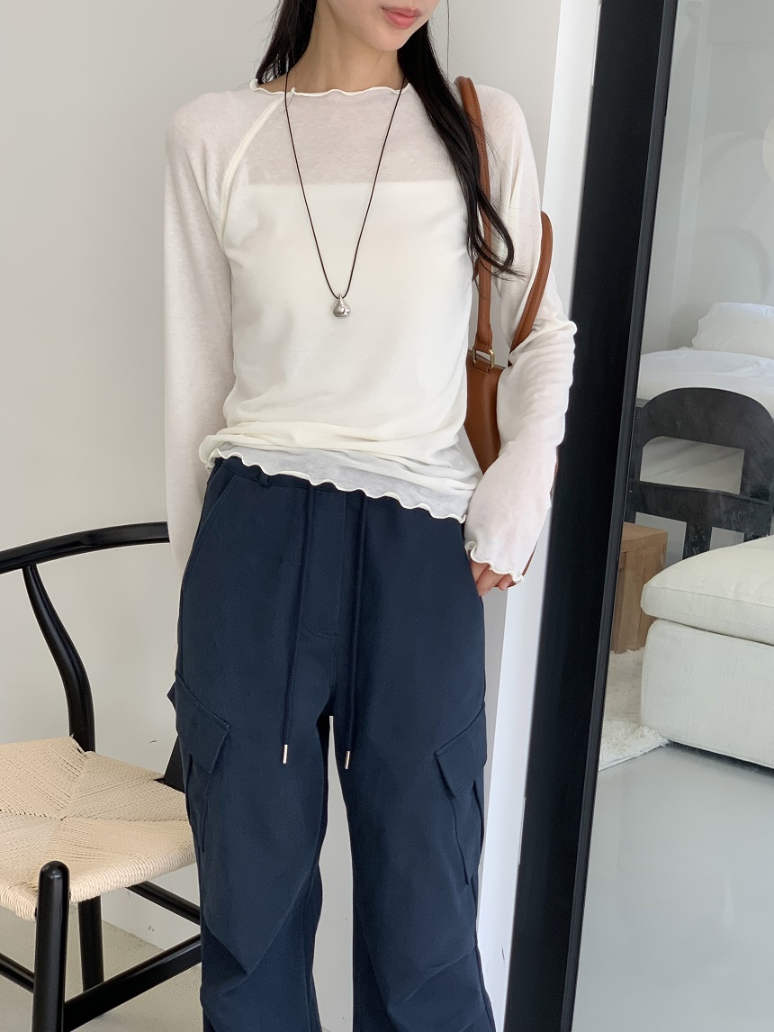 KYEM東大門代購女裝新品真品時尚推薦休閑熱賣人氣長袖T恤KYEM長袖T恤
