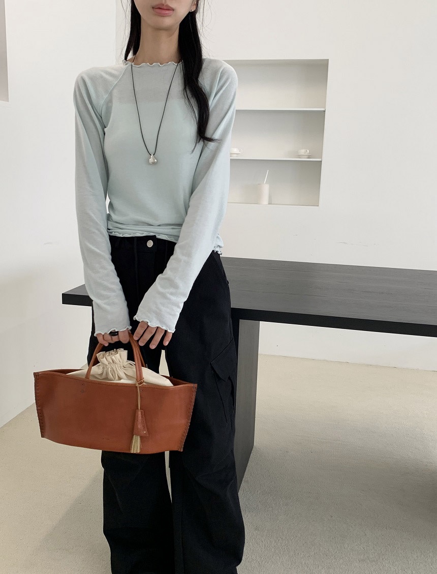 KYEM東大門代購女裝新品真品時尚推薦休閑熱賣人氣長袖T恤KYEM長袖T恤