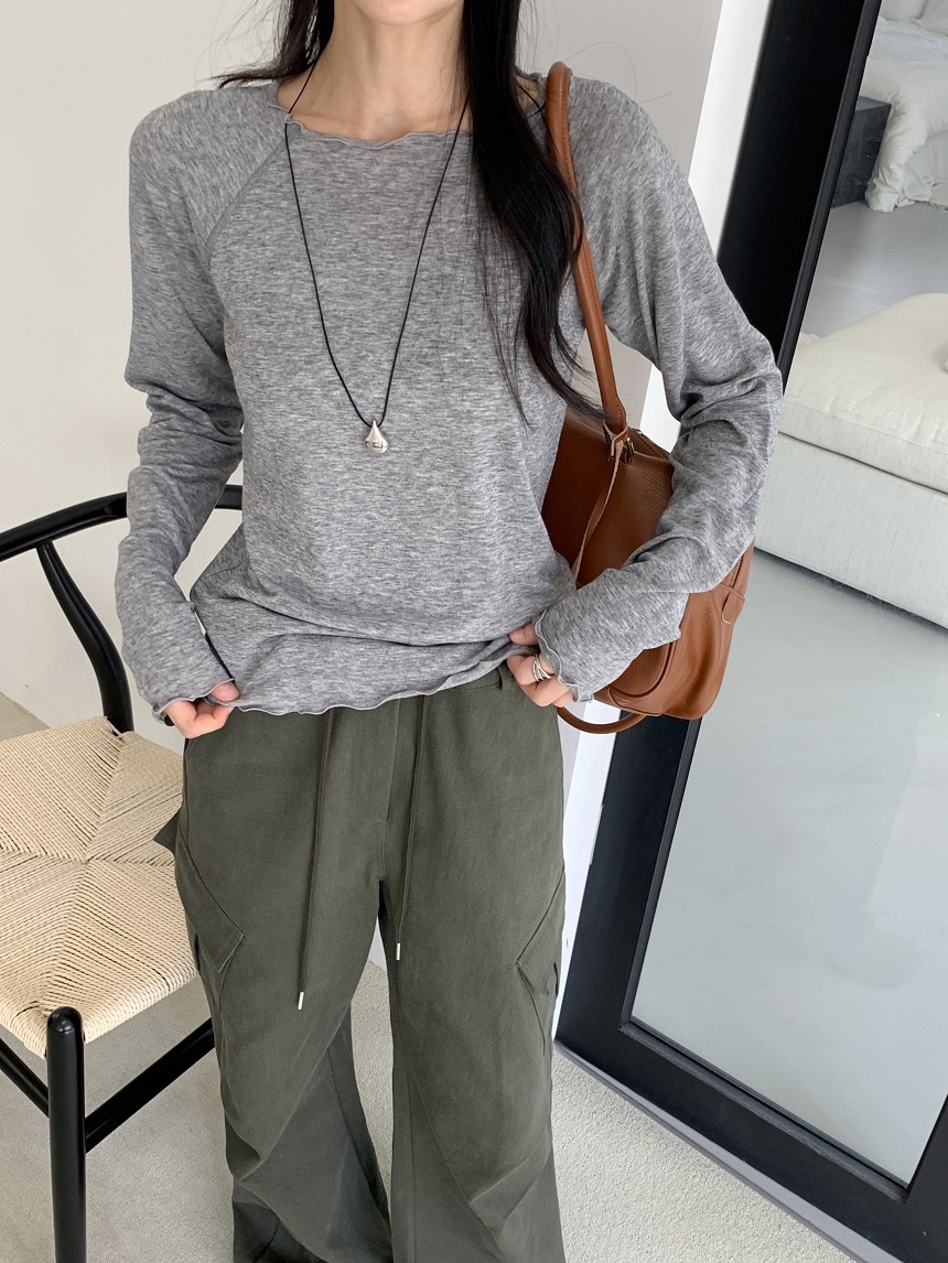 KYEM東大門代購女裝新品真品時尚推薦休閑熱賣人氣長袖T恤KYEM長袖T恤