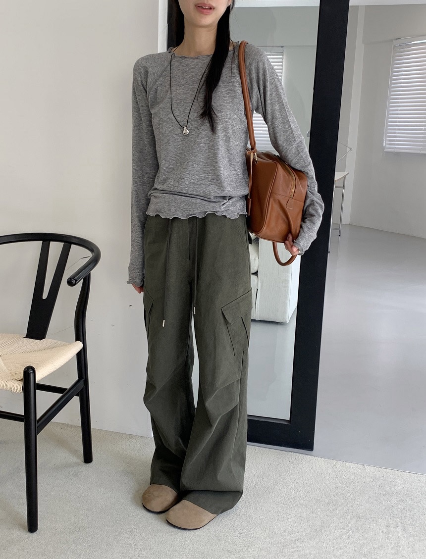 KYEM東大門代購女裝新品真品時尚推薦休閑熱賣人氣長袖T恤KYEM長袖T恤