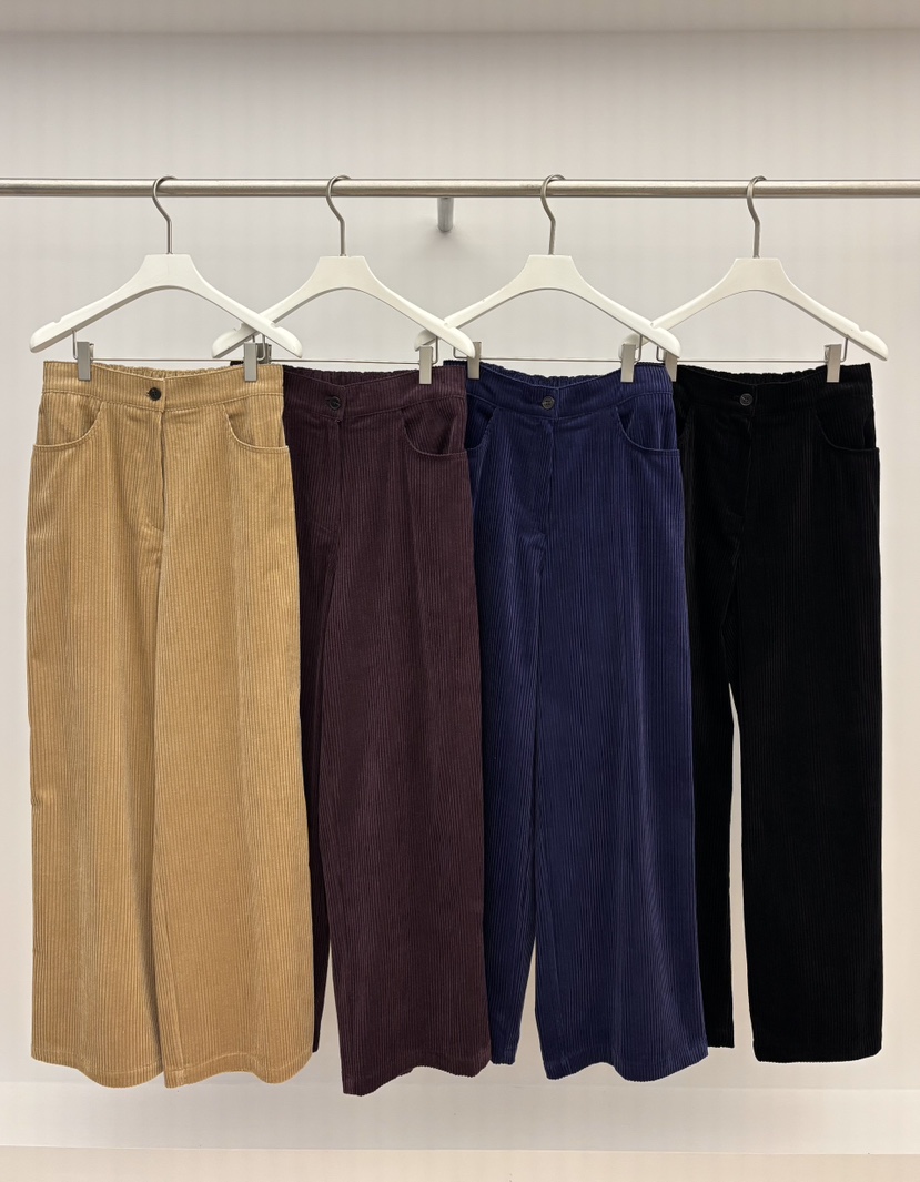 PEBBLE東大門代購女士新品休閑熱賣人氣休閑褲燈芯絨經典PEBBLE休閑褲
