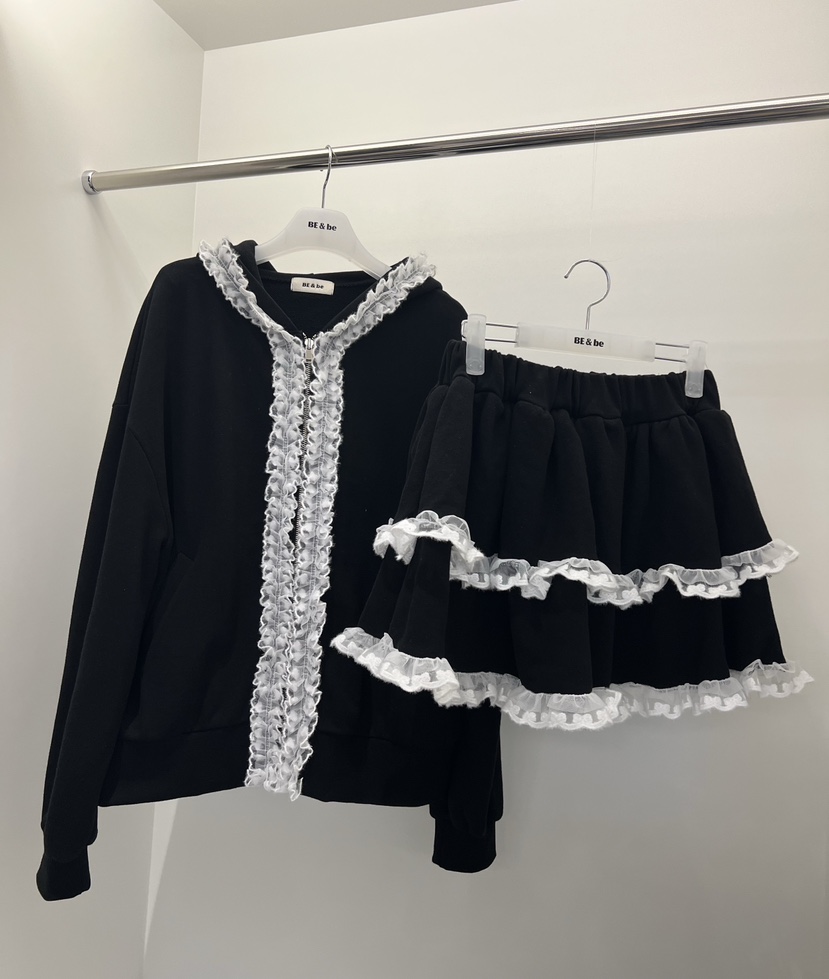 BE&amp;BE韓國代購女裝新品真品時尚休閑人氣推薦短裙蕾絲BE&be短裙