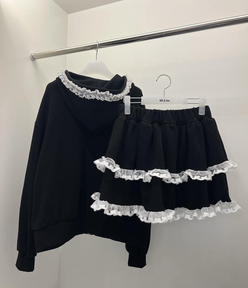 BE&amp;BE韓國代購女裝新品真品時尚休閑人氣推薦短裙蕾絲BE&be短裙