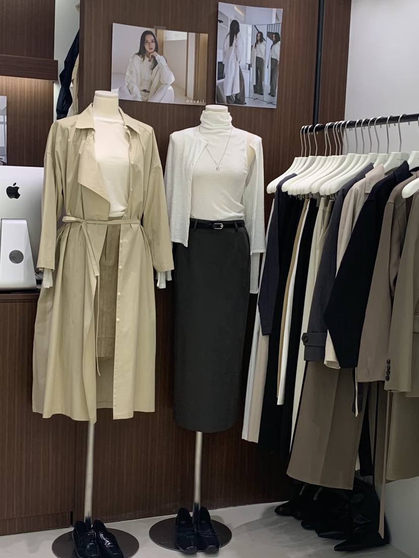 ONVEIL東大門代購女裝新品真品時尚休閑熱賣推薦連衣裙褶邊ONVEIL連衣裙