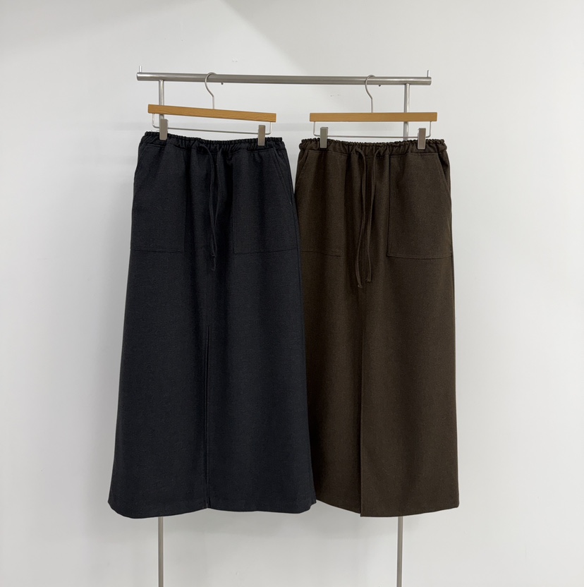 YIKHO STYLE東大門代購女裝新品人氣熱賣真品推薦長裙口袋YIKHO STYLE長裙