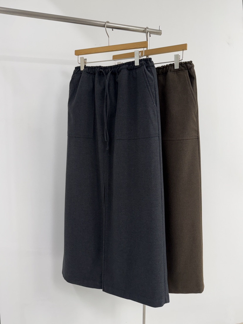 YIKHO STYLE東大門代購女裝新品人氣熱賣真品推薦長裙口袋YIKHO STYLE長裙